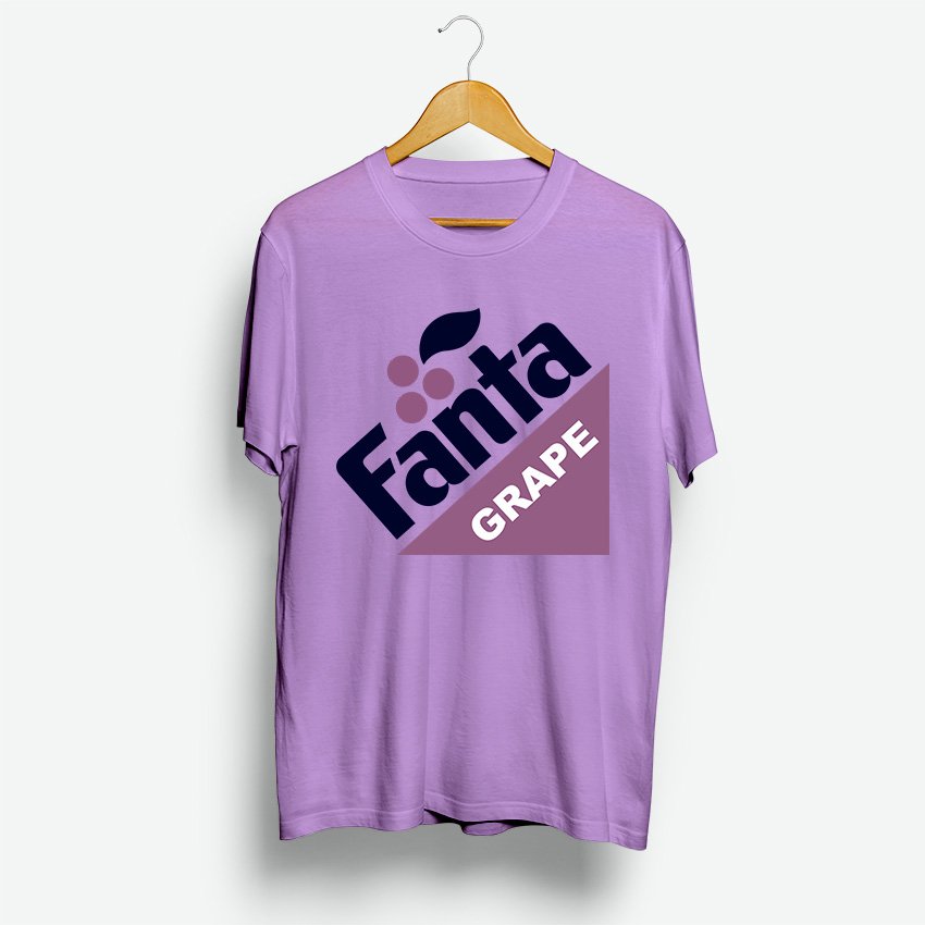 Fanta Grape Retro Logo T-Shirt Cheap For UNISEX - marketshirt.com