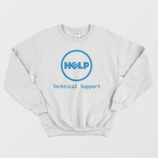 Funny Dell Parody Logo Computer Tech Support Sweatshirt