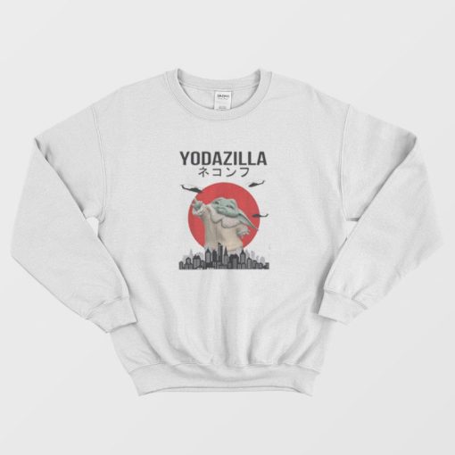 Baby Yoda Yodazilla Sweatshirt