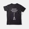 Broom Challenge Funny Meme T-Shirt
