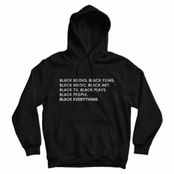 Black Everything French Terry Crew Hoodie