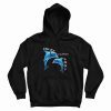 Crazy Lady Dolphin Fish Hoodie