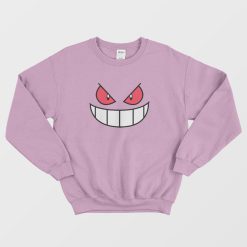 Gengar Face Funny Sweatshirt