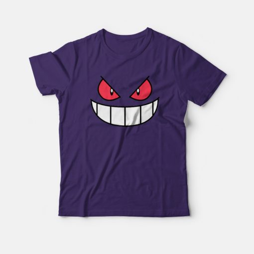 Gengar Face Funny T-shirt For Sale - MarketShirt.com
