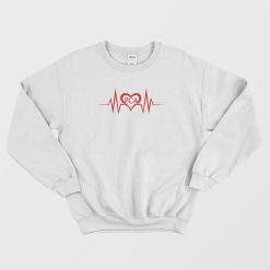 Pca Heartbeat Design Sweatshirt