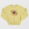 Vintage Sunflower Design Sweatshirt