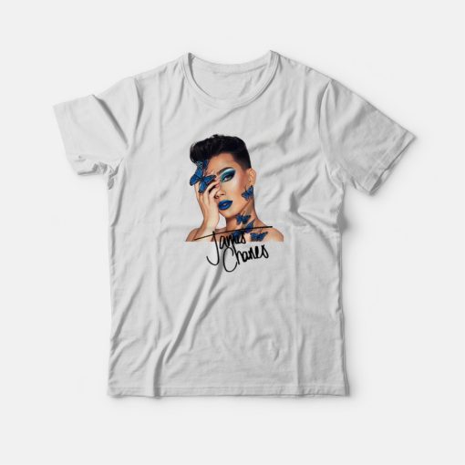 James Charles Butterfly Signature T-shirt