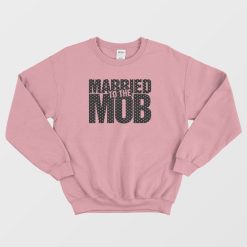 Married To The Mob Dot Pattern Sweatshirt