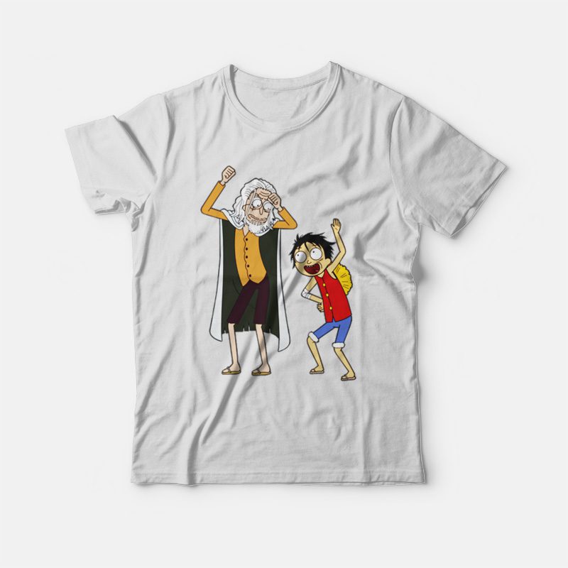 Rick and Morty and One Man Piece Women For T-shirt