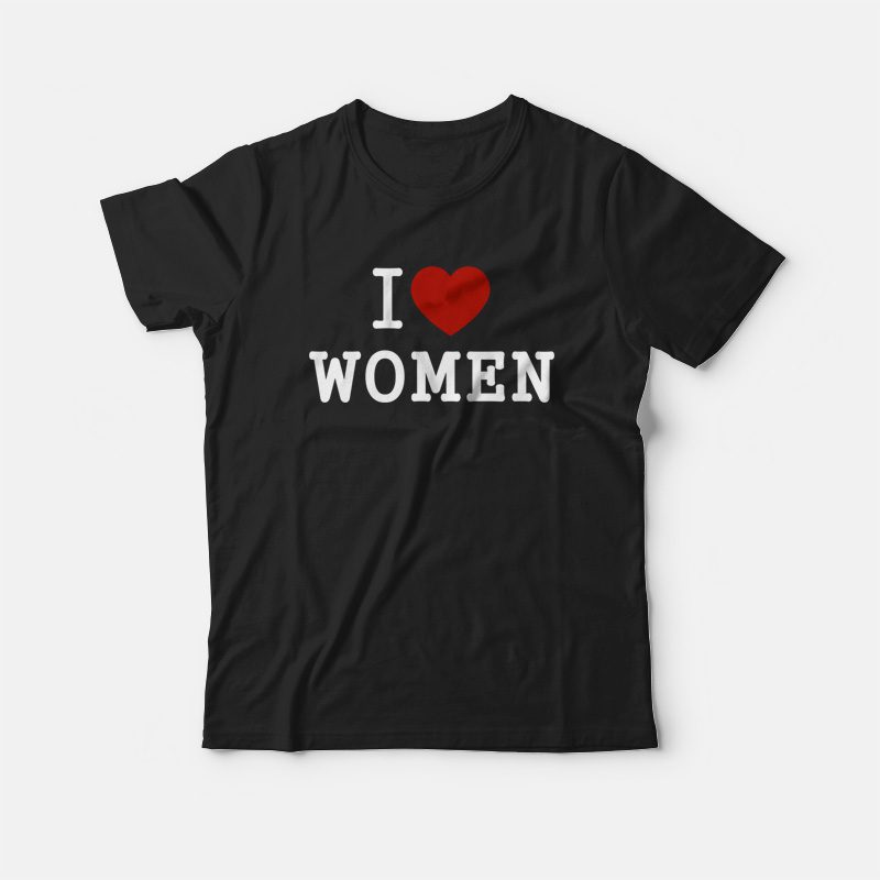 Sale Women I Love Classic T-shirt For