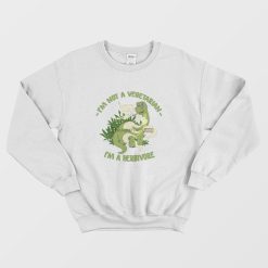 Dinosaur I'm Not A Vegetarian I'm A Herbivore Sweatshirt