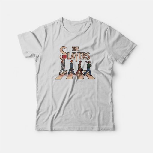 The Slayer Abbey Road Halloween Horror Movie Character T-Shirt