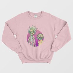 Zombie Rick and Morty Halloween Sweatshirt