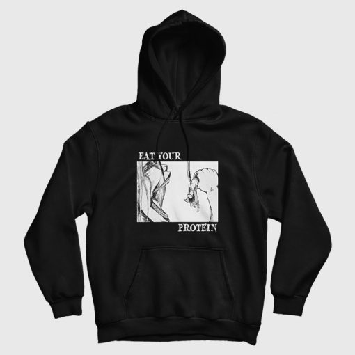 Eat Your Protein Attack On Titan Anime Gym Hoodie