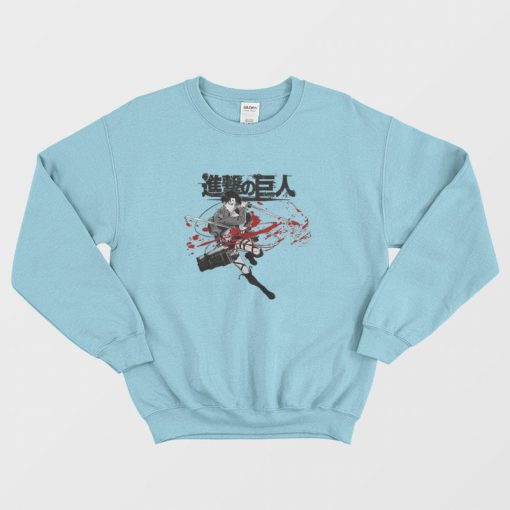 Levi Ackerman Attack On Titan Anime Sweatshirt