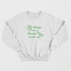Whips and Chains Excite Me Sweatshirt