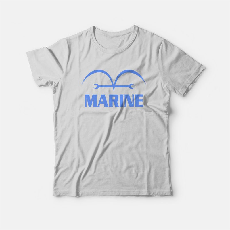 ONE PIECE T-shirt Marine