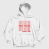 Hot To Go Chappell Roan Hoodie