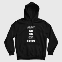 Perfect Boys Only Exist In Books Hoodie