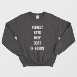 Perfect Boys Only Exist In Books Sweatshirt