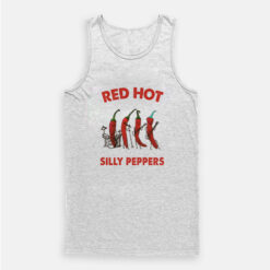 Red Hot Silly Peppers Vintage Funny Tank Top
