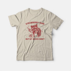 Vintage Strawberry Jams But My Glock Don't Funny Raccoon T-Shirt