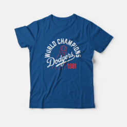 World Champions Dodgers 1981 T-Shirt