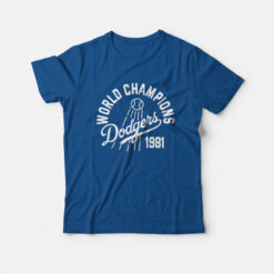 World Champions Dodgers 1981 Vintage T-Shirt