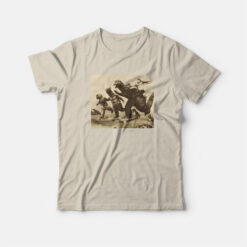 Godzilla Skateboard Funny Vintage T-Shirt